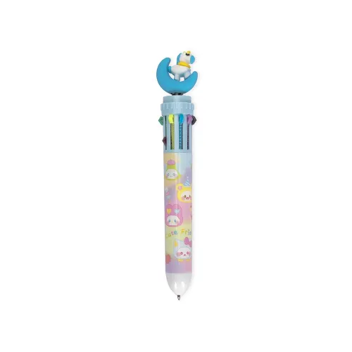 Caneta Plástica Unicórnio Multicolor-P@08357-COL