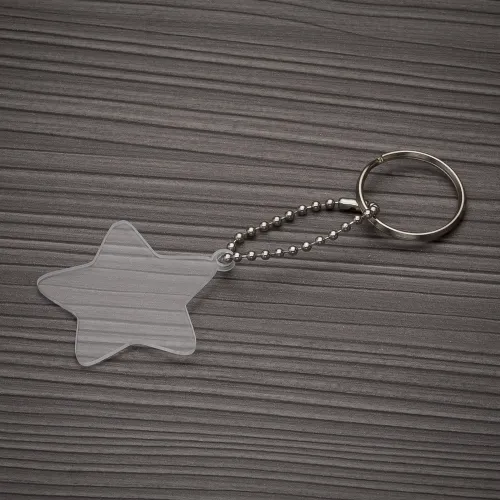 Chaveiro Plástico Estrela-P@13278