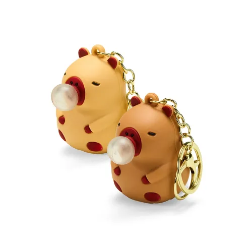 Chaveiro Capivara Plástico-P@BRINQ130-MIS-MIS Chaveiro Capivara Plástico-P@BRINQ130-MIS-MIS