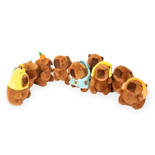 Chaveiro Capivara Pelúcia-P@BRINQ67-MIS-MIS Chaveiro Capivara Pelúcia-P@BRINQ67-MIS-MIS