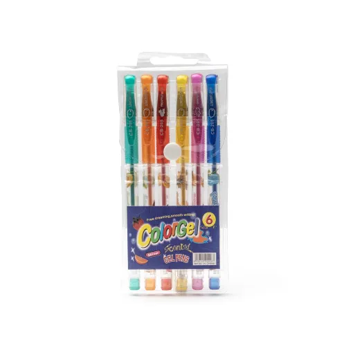 Kit Canetas Gel 6 cores-P@CB205-6-COL
