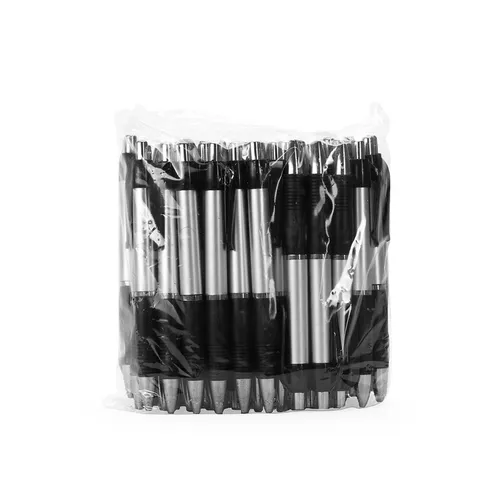 Pacote com Caneta Plástica-P@3011D