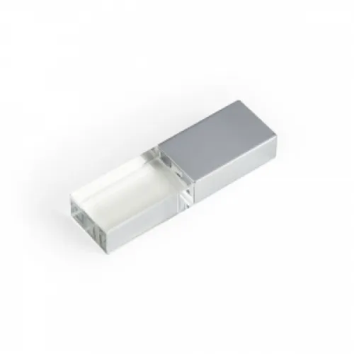 Pen Drive Vidro 4GB/8GB/16GB/64GB PRATA-00050-4GB/8GB/16GB/64GB-PRA