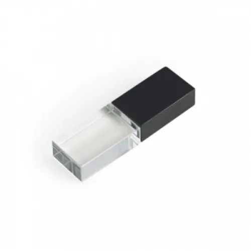 Pen Drive Vidro 4GB/8GB/16GB/64GB PRETO-00050-4GB/8GB/16GB/64GB-PRE