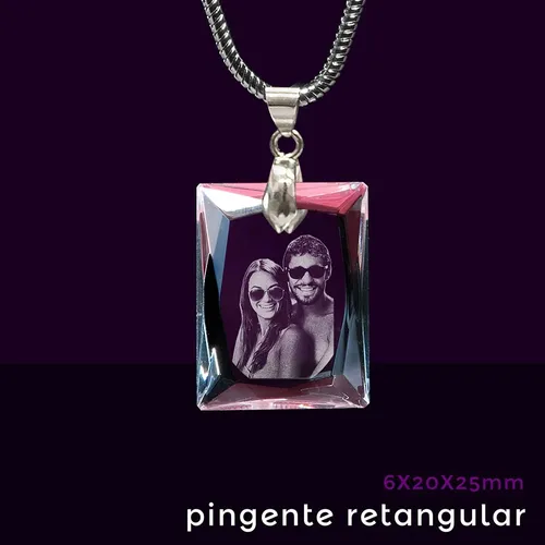 Pingente retangular-PGT001