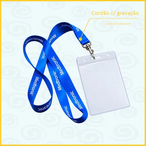 Porta Crachá ou Credencial para eventos.-UAU-0330
