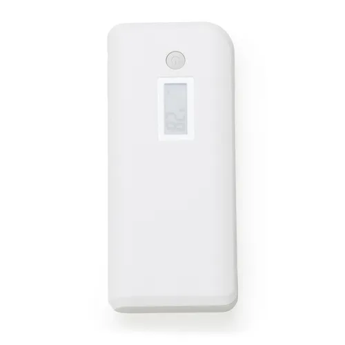 #Powerbank Plástico com Indicador Digital e Lanterna-12903