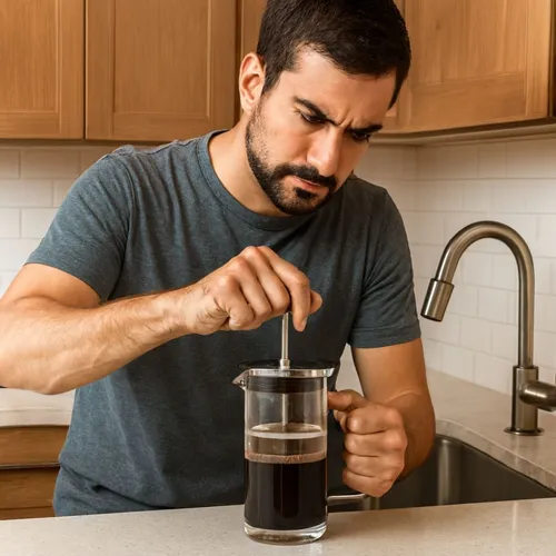 Prensa Francesa em Borosilicato com parede dupla 600ml.-BG197