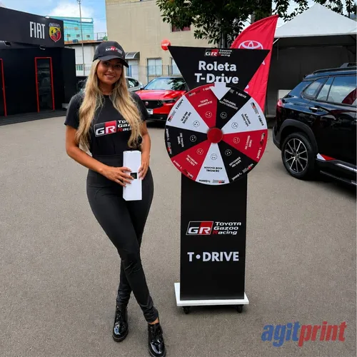 Promotora + Roleta de Brindes-AG1046