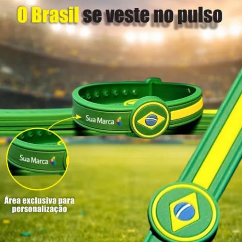 Pulseira emborrachada-AFK-771290