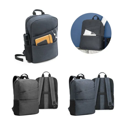 REPURPOSE BACKPACK. Mochila para notebook 15 6 em poliéster reciclado 600D de alta densidade-92080