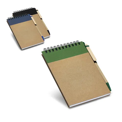 RINGORD. Caderno de bolso espiral de capa dura com 120 páginas lisas recicladas-93427