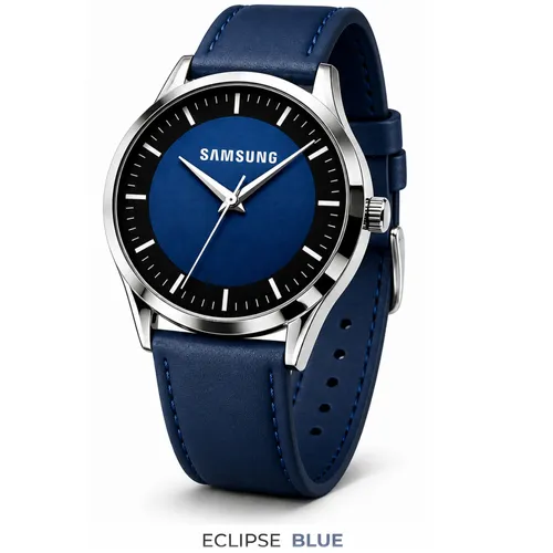 Relógio Personalizado Corporativo Eclipse Blue Unissex-Eclipse Blue