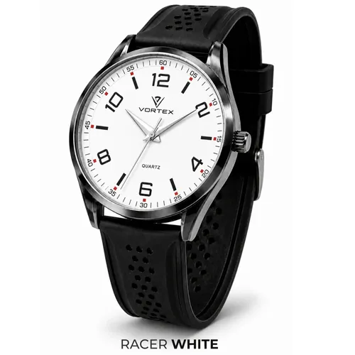 Relógio Personalizado Corporativo Racer White Unissex-Racer White