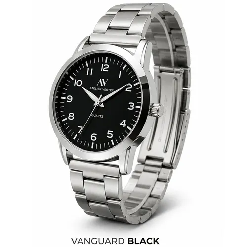 Relógio Personalizado Corporativo Vanguard Black Unissex-Vanguard Black