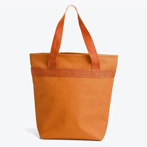 SACOLA TÉRMICA EM NYLON 600 - LARANJA - 5L - 20,5X8X27CM-CS-02007