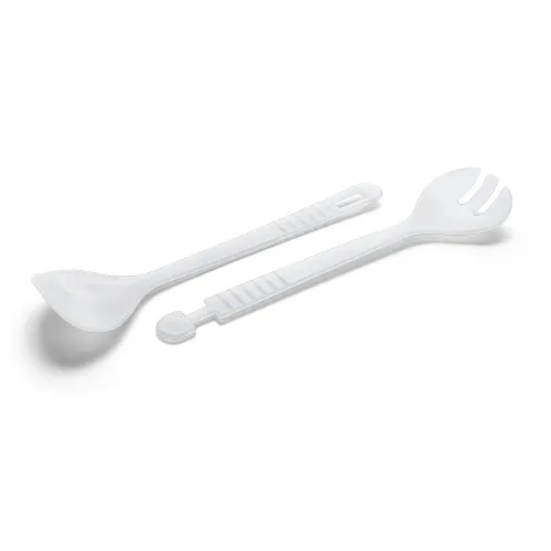 SORREL. Conjunto de talheres de salada BRANCO-93882-BRA