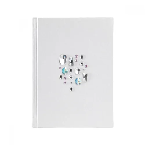 SPARKLING. Caderno capa dura CROMADO-43055-CRO