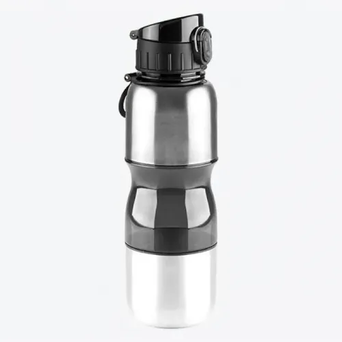 SQUEEZE FUMÊ REVESTIDO EM AÇO INOX - 750 ML-IS-01751