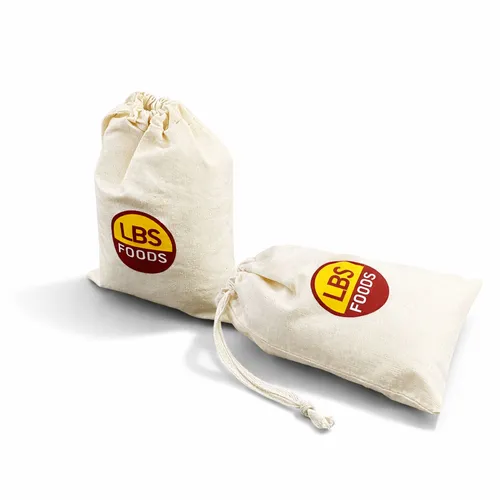 Saco de Algodão Personalizado com Cordão 11x15cm - Tamanho P-15444-P