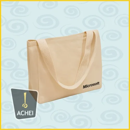 Sacola Bag Personalizada em Algodão Crú Encorpado-ABP1074