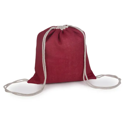 Sacola / Mochila em Juta VERMELHO-BP0003-VM Sacola / Mochila em Juta VERMELHO-BP0003-VM