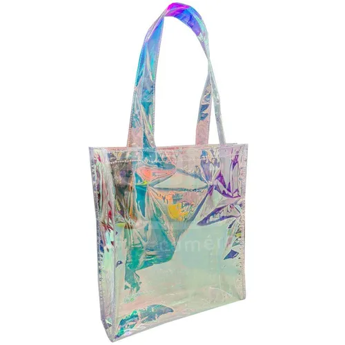 Sacola personalizada confeccionada em PVC holográfico-BCSPPVCH