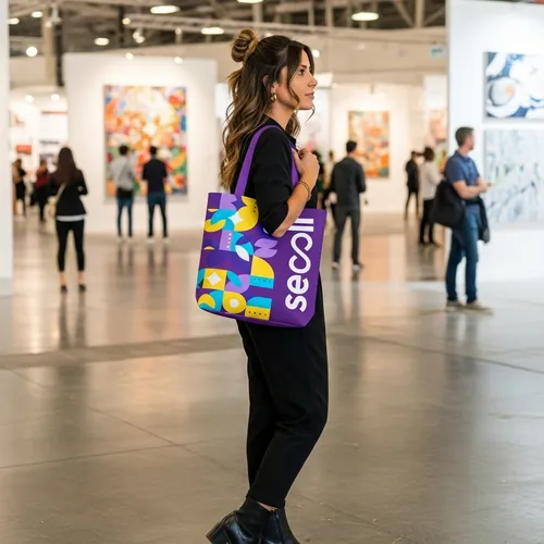 Sacola tote slim vertical com base reta e alças paralelas de ombro-*SAC-4902