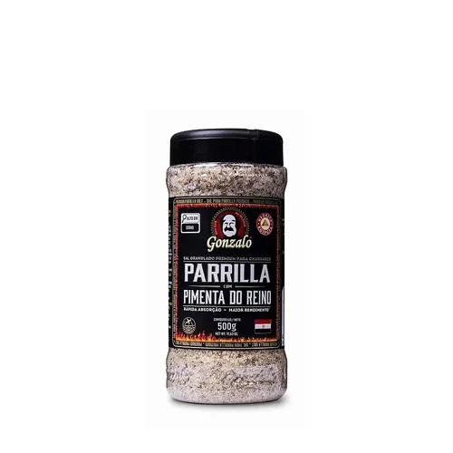 Sal Parrilla Com Pimenta do Reino Gonzalo 500g-BC0001FMS