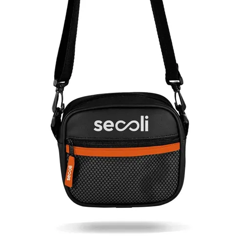 Shoulder Bag Básica com Logo Central-SHO-9180
