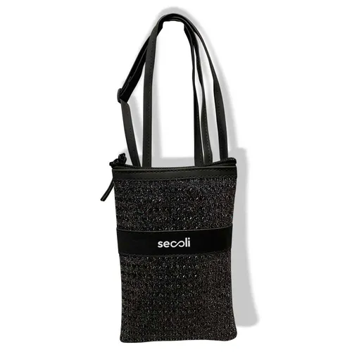 Bolsa com Alças Duplas e Textura Mesclada -BOL-6849