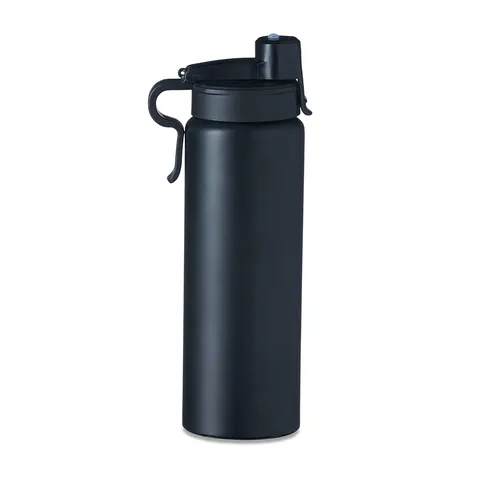 #Squeeze Alumínio 800ml PRETO-14276-PRE
