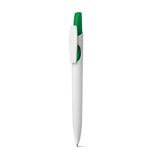 TILT BT. Esferográfica com acabamento brilhante, ponteira frost colorida e tinta Dokumental® VERDE-31019-VD TILT BT. Esferográfica com acabamento brilhante, ponteira frost colorida e tinta Dokumental® VERDE-31019-VD