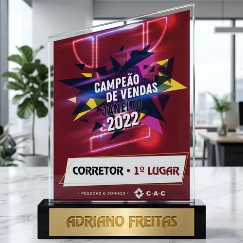 TROFÉU DE ACRÍLICO-TRA03