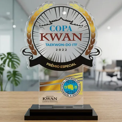 TROFÉU DE ACRÍLICO-TRA24