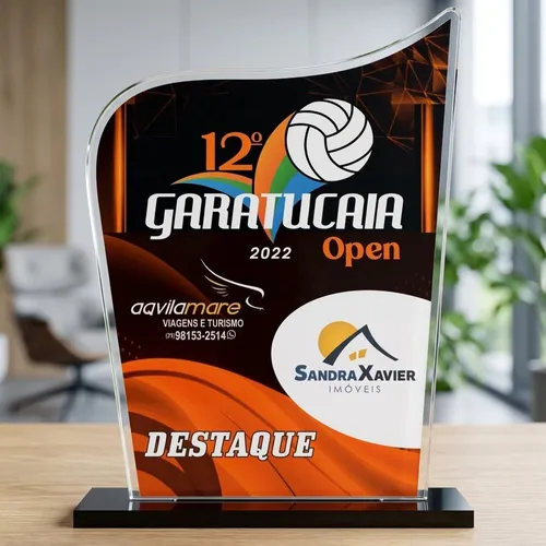 TROFÉU DE ACRÍLICO-TRA26