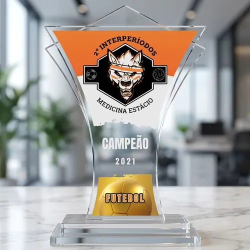 TROFÉU DE ACRÍLICO-TRA38