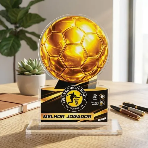 TROFÉU DESTAQUE-BOLA SÉRIE OURO