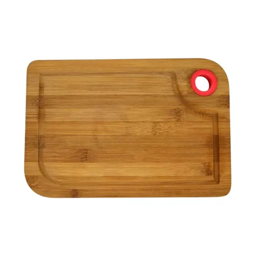 Tábua de Corte em Bambu Com Calha Para Salmora -BBL56