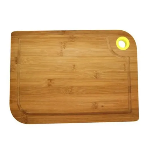 Tábua de Corte em Bambu Com Calha Para Salmora -BBL57