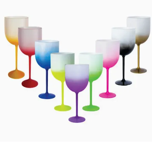 Taça de gin acrílica jateada 550ml-EC002