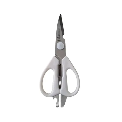 Tesoura de Cozinha Desmontável Aço Inox Cabo Branco 21cm 8" - Mundial-RC 766/08
