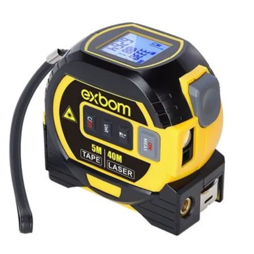 Trena digital com Nível a laser e fita métrica 4D multi em 1-04195