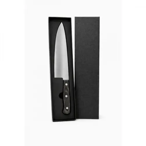 FACA PREMIUM EM MADEIRA /INOX - PRETO-UD-02073