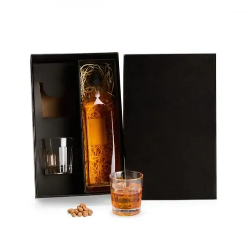 CONJ. COPOS PARA DRINKS E ESPAÇO PARA GARRAFA - NÃO ACOMPANHA A GARRAFA - 2 PÇS-VI-18512