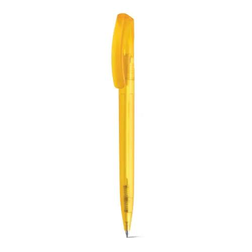 WAVE FROST. Esferográfica com acabamento frost e tinta Dokumental® AMARELO-31012-AMA WAVE FROST. Esferográfica com acabamento frost e tinta Dokumental® AMARELO-31012-AMA