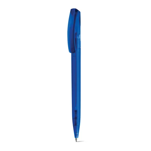 WAVE FROST. Esferográfica com acabamento frost e tinta Dokumental® AZUL-31012-AZU