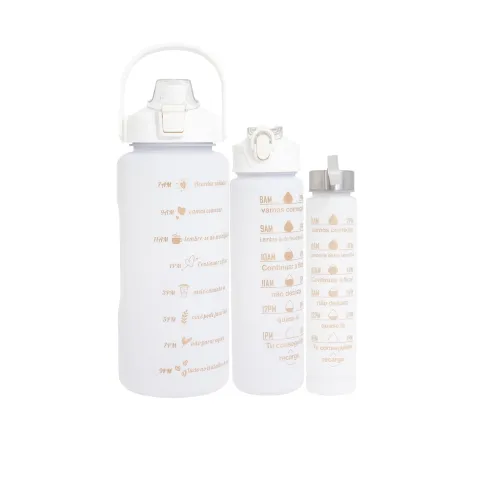 Kit 3 Garrafas-$@03036-BCO