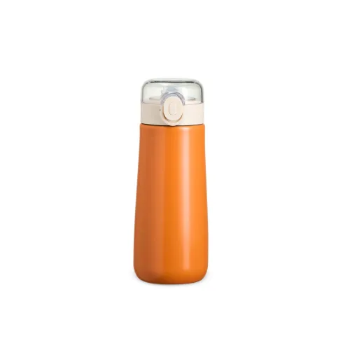 Garrafa Térmica Inox 500ml LARANJA-$@08106-LAR