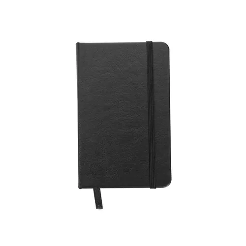Bloco Tipo Moleskine A6 em Couro Sintético Personalizado-FB-MA6E
